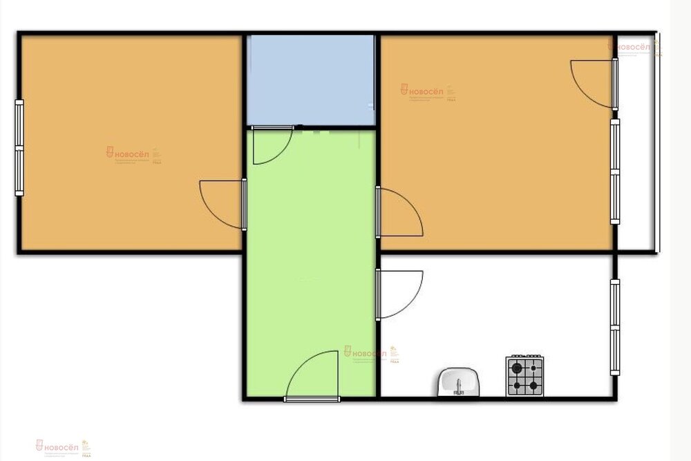 Екатеринбург, ул. Авиационная, 69 (Автовокзал) - фото квартиры (1)