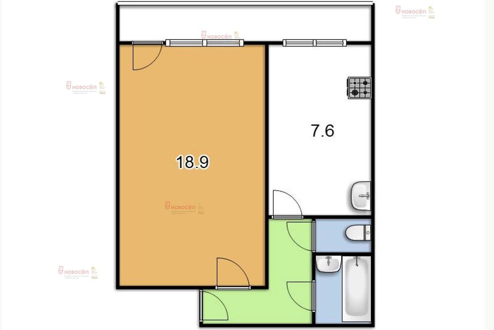 Екатеринбург, ул. Космонавтов, 78/б (Эльмаш) - фото квартиры (1)