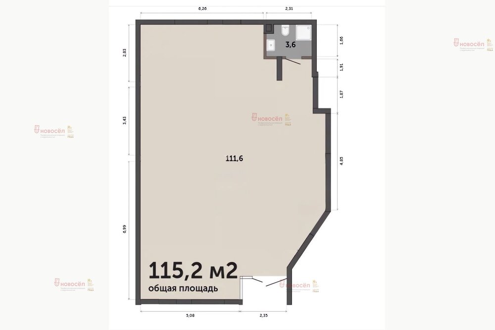 Екатеринбург, ул. Фрунзе, 39 (Центр) - фото торговой площади (2)