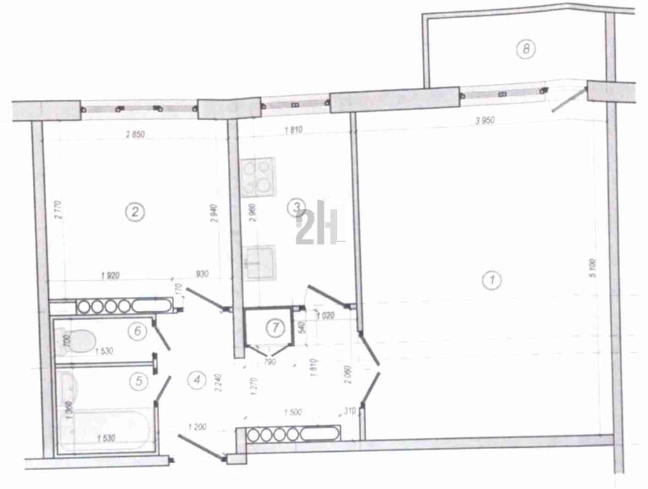 Екатеринбург, ул. Софьи Перовской, 103 (Новая Сортировка) - фото квартиры (8)