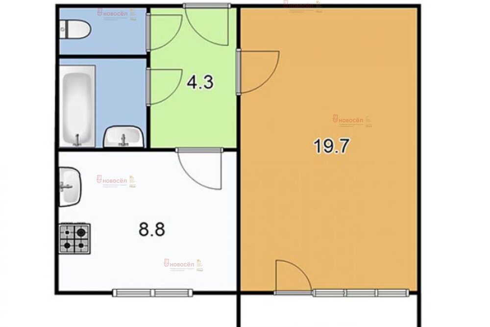Екатеринбург, ул. Таватуйская, 6 (Новая Сортировка) - фото квартиры (4)