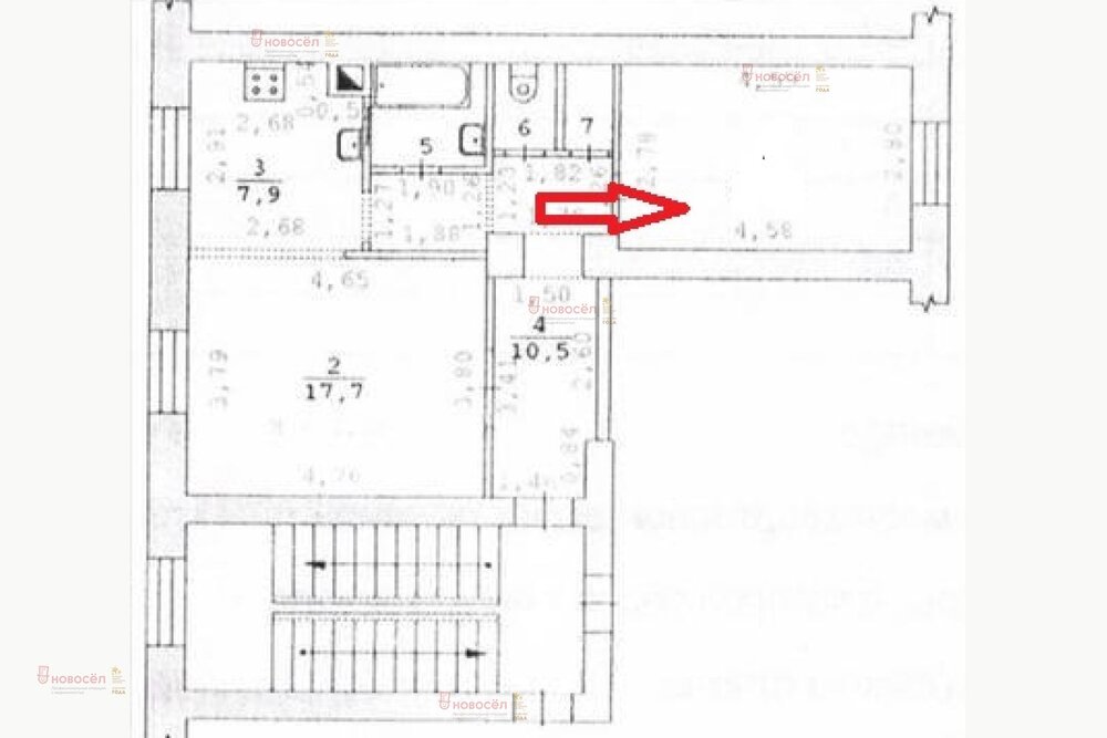Екатеринбург, ул. Минометчиков, 62 (Старая Сортировка) - фото комнаты (1)