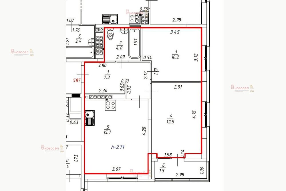 Екатеринбург, ул. Счастливая, 16 (Солнечный) - фото квартиры (1)