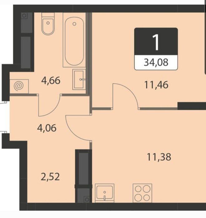 Екатеринбург, ул. Ландау, 41 (Академический) - фото квартиры (2)