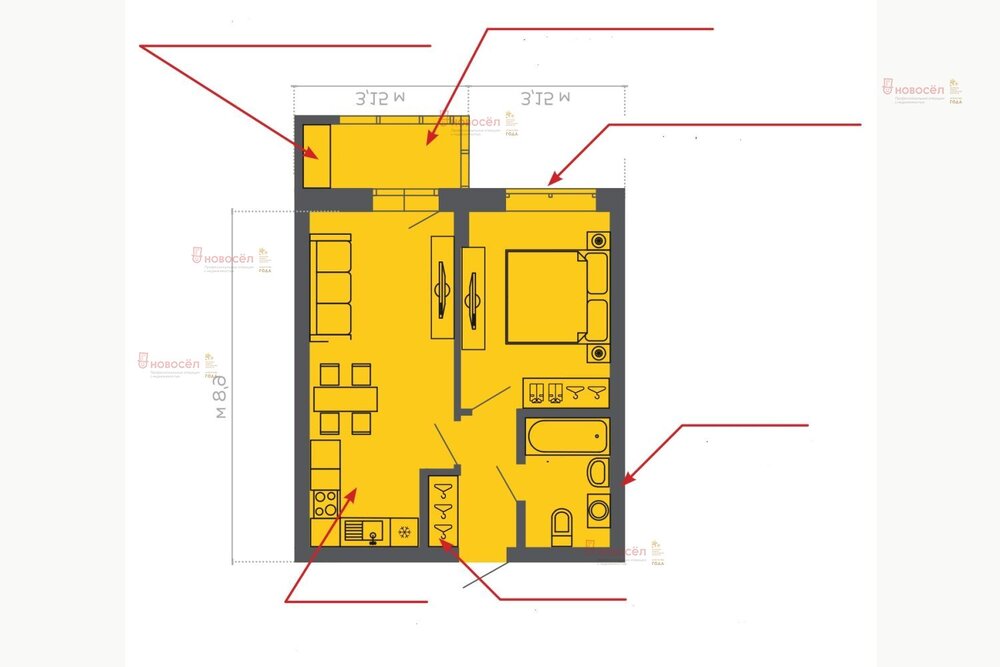 Екатеринбург, ул. Данилы Зверева, 17/а (Пионерский) - фото квартиры (1)