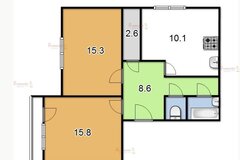 Екатеринбург, ул. Латвийская, 56 (Компрессорный) - фото квартиры