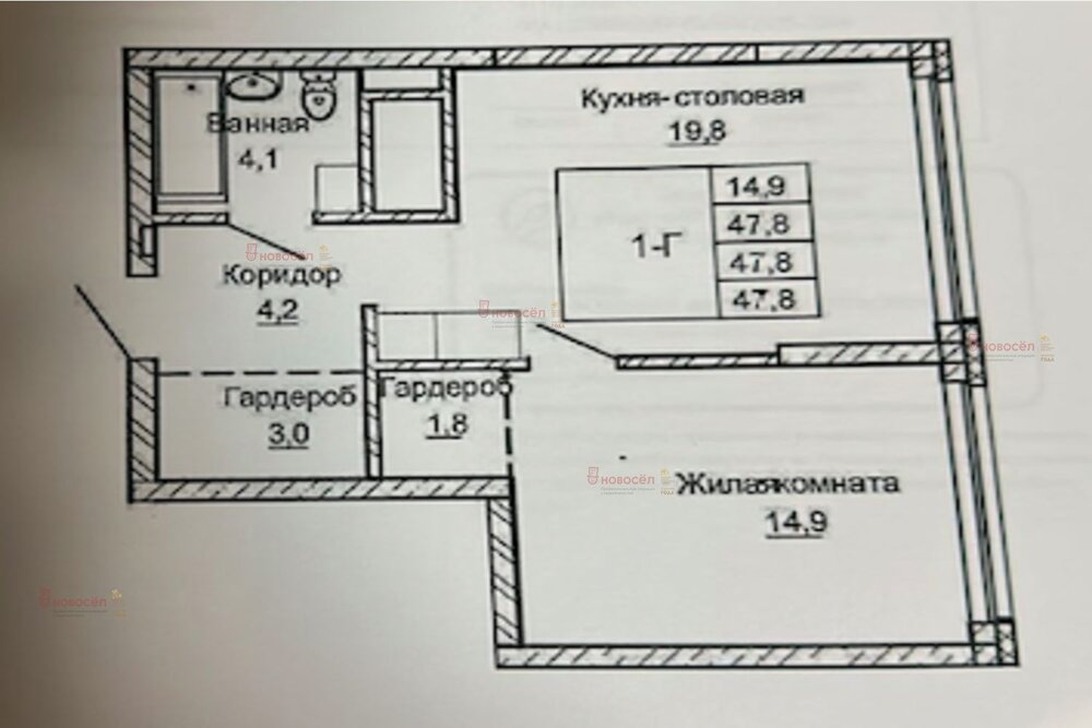 Екатеринбург, ул. Белоглазова, 2/б (Эльмаш) - фото квартиры (1)