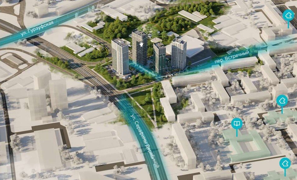 Екатеринбург, ул. Ветеринарная , 16/2, ЖК “PROGRESS Встречный” (Дом 1) (Юго-Западный) - фото квартиры (3)