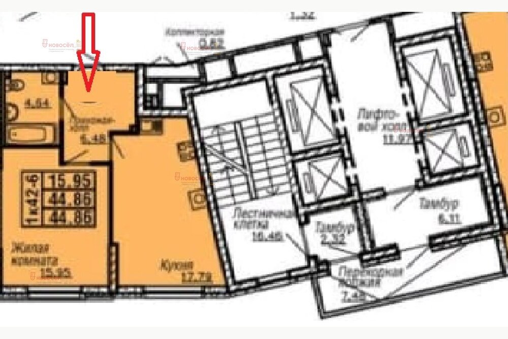 Екатеринбург, ул. Космонавтов, 26/а (Эльмаш) - фото квартиры (1)