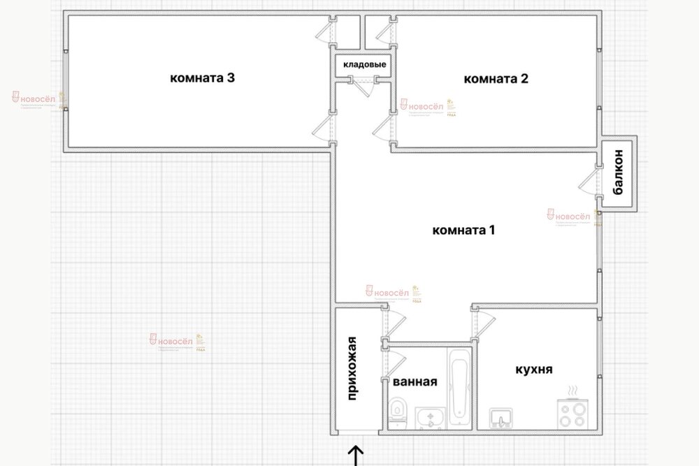 Екатеринбург, ул. Пальмиро Тольятти, 7 (Юго-Западный) - фото квартиры (1)