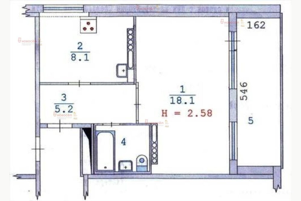 Екатеринбург, ул. Бакинских комиссаров, 120 (Уралмаш) - фото квартиры (1)