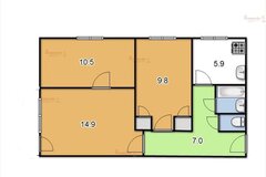 Екатеринбург, ул. Мельникова, 52 (ВИЗ) - фото квартиры