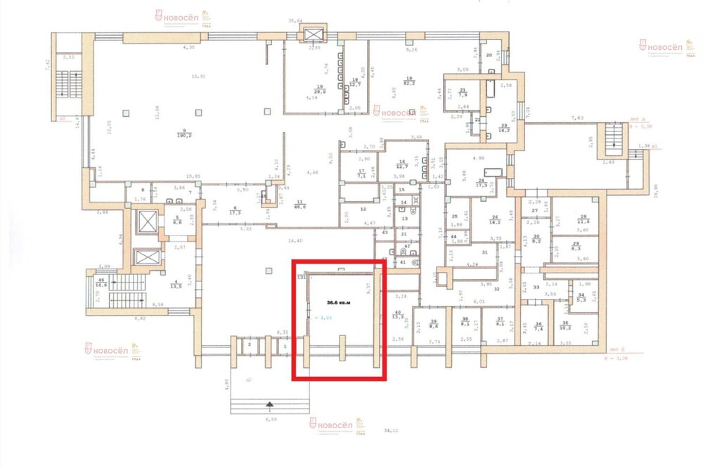 Екатеринбург, ул. Тургенева, 13 (Центр) - фото торговой площади (2)