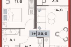 Екатеринбург, ул. Академика Парина 11с1, 11с1, ЖК "ТОЛК" (Дом) (Академический) - фото квартиры