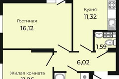 Екатеринбург, ул. Краснолесья, 96 (Академический) - фото квартиры