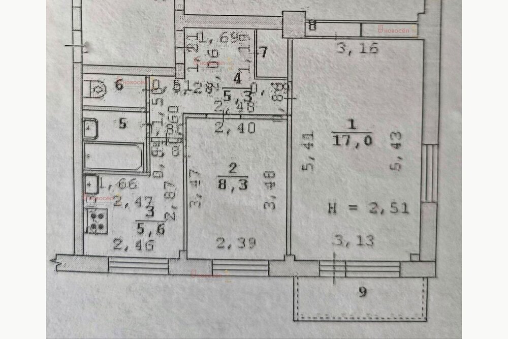 Екатеринбург, ул. Славянская, 58 (Химмаш) - фото квартиры (1)