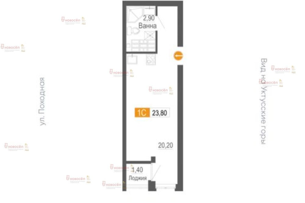 Екатеринбург, ул. Новостроя, 3а (Уктус) - фото квартиры (2)