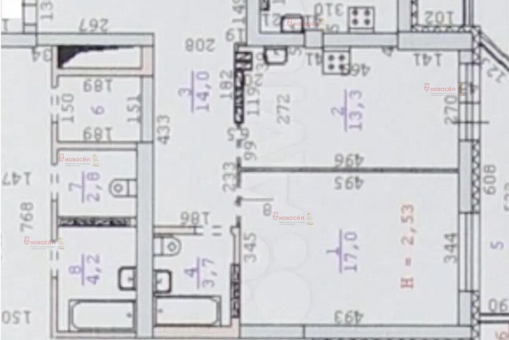 Екатеринбург, ул. Рощинская, 50 (Уктус) - фото квартиры (1)