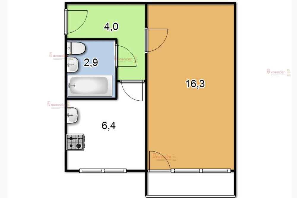 Екатеринбург, ул. Металлургов, 10 (ВИЗ) - фото квартиры (1)