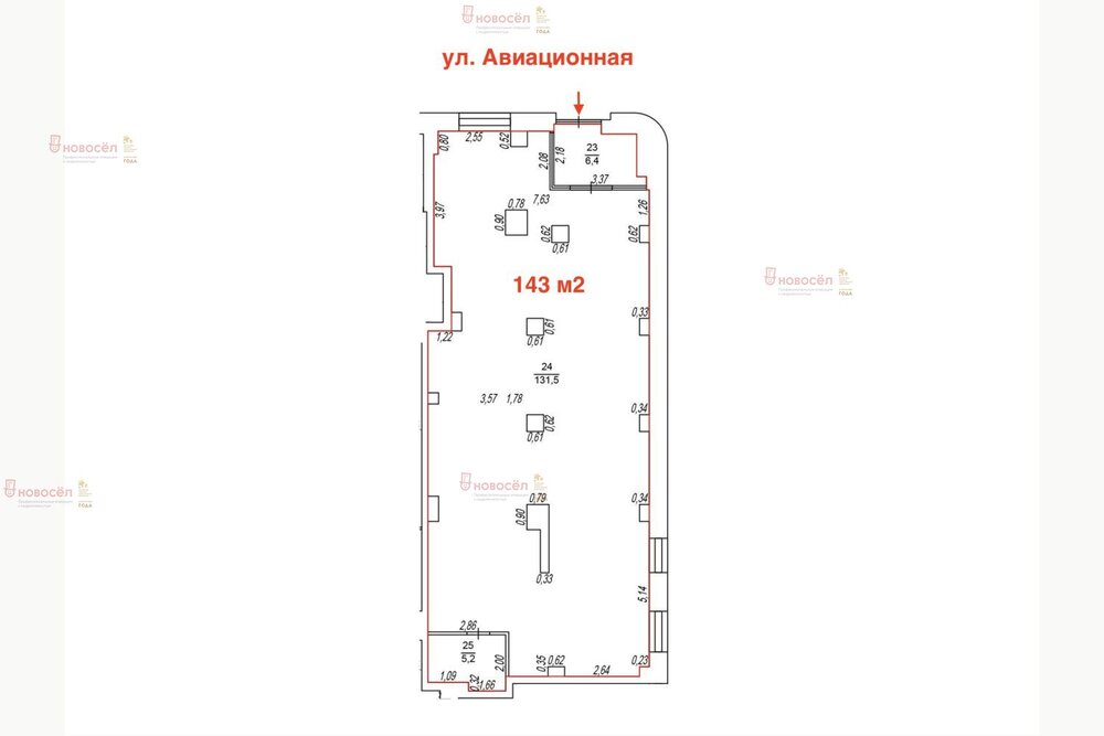 Екатеринбург, ул. Сурикова, 63/2 (Автовокзал) - фото торговой площади (1)