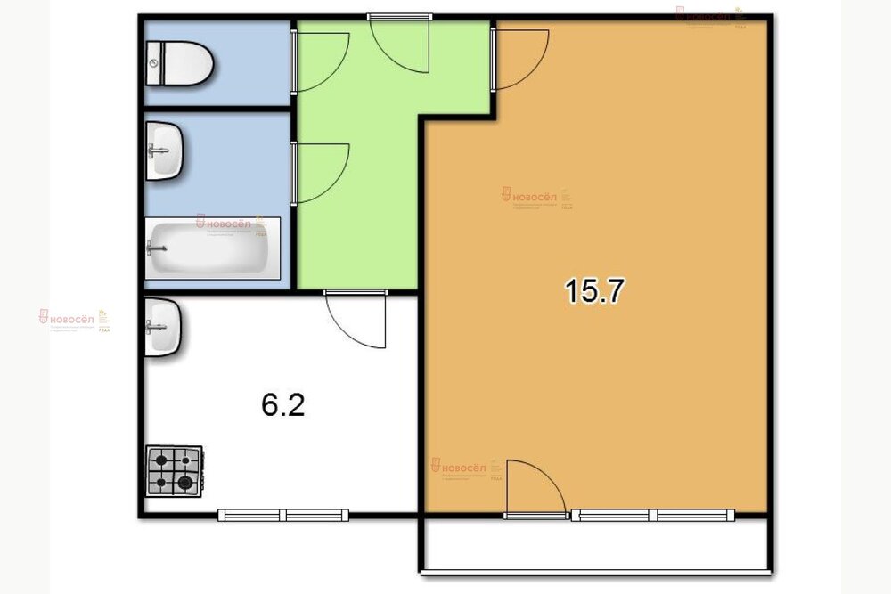Екатеринбург, ул. Инженерная, 28 (Химмаш) - фото квартиры (1)