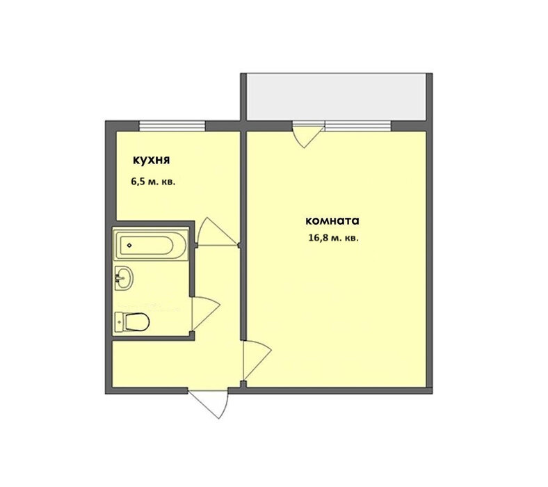 Екатеринбург, ул. Алма-Атинский, 1 (Автовокзал) - фото квартиры (2)