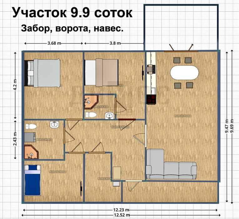 п. Рассоха, ул. Виноградная, 2 (городской округ Белоярский) - фото дома (2)