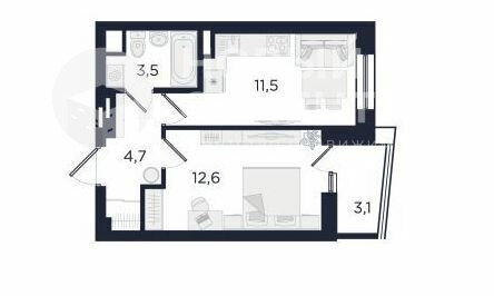 Екатеринбург, ул. Якова Свердлова, 32б (Центр) - фото квартиры (1)