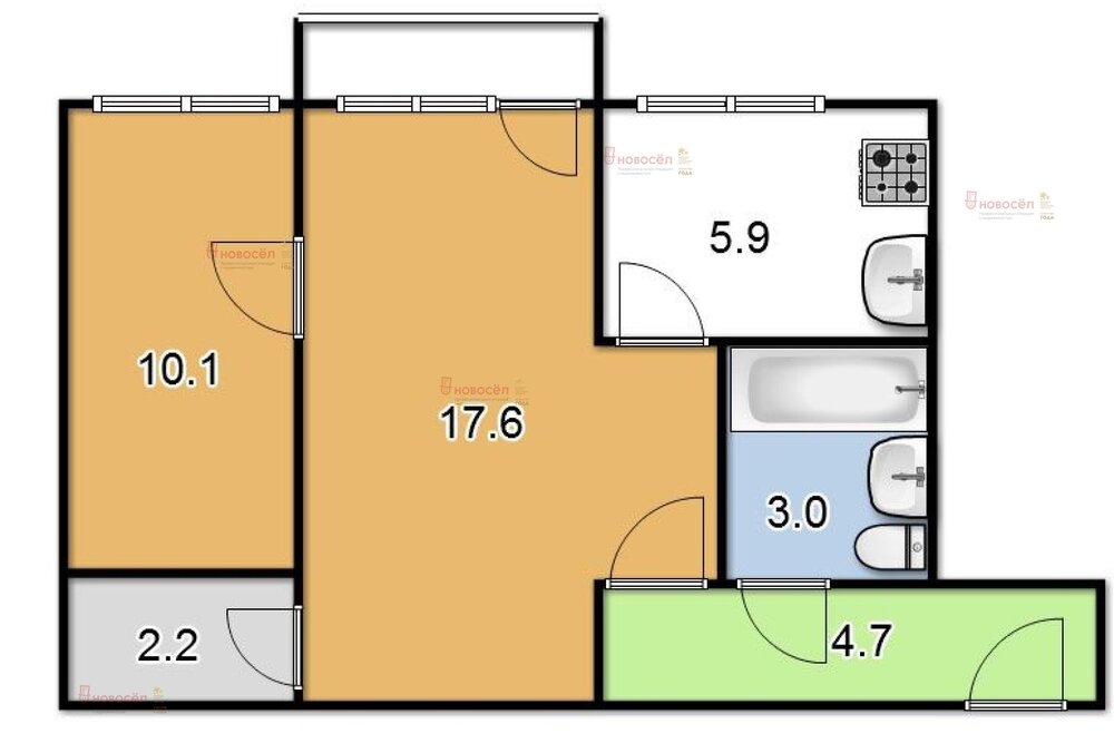 г. Березовский, ул. Анучина, 1 (городской округ Березовский) - фото квартиры (1)