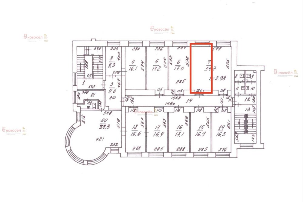 Екатеринбург, ул. Куйбышева, 82А (Шарташский рынок) - фото офисного помещения (2)