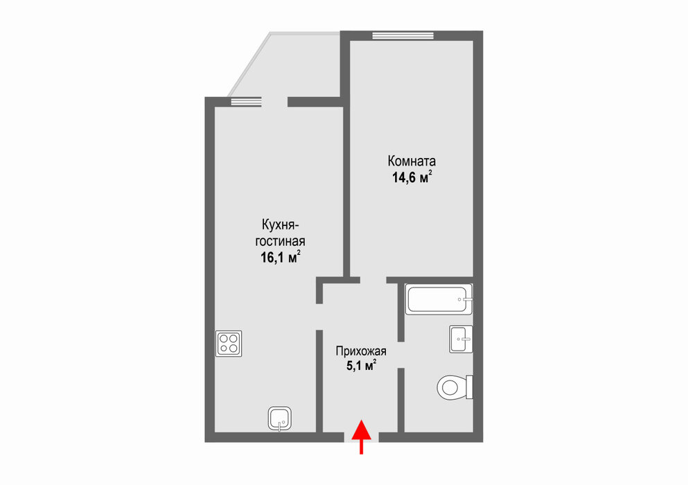 Екатеринбург, ул. Бакинских комиссаров, 93 (Уралмаш) - фото квартиры (2)