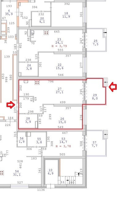 Екатеринбург, ул. Гагарина, 9 (Втузгородок) - фото торговой площади (2)