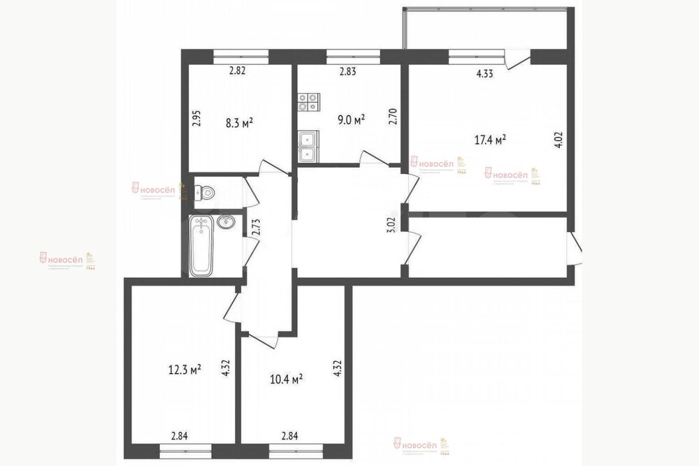 г. Первоуральск, ул. Космонавтов, 3/а (городской округ Первоуральск) - фото квартиры (1)