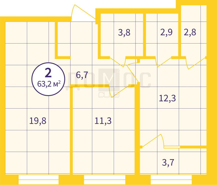 Екатеринбург, ул. Щербакова, 109 (ВИЗ) - фото квартиры (2)