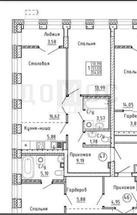 Екатеринбург, ул. Мира, 47 (Втузгородок) - фото квартиры (4)