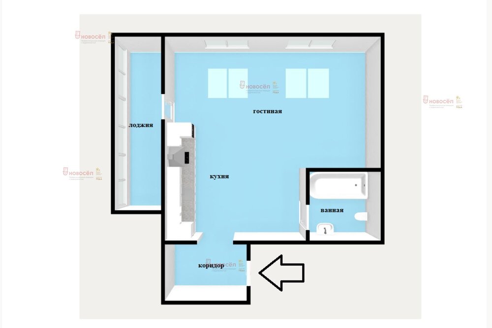 Екатеринбург, ул. Академика Парина, 46/5 (Академический) - фото квартиры (1)