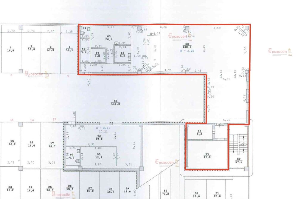 Екатеринбург, ул. Шейнкмана, 123 - фото торговой площади (1)