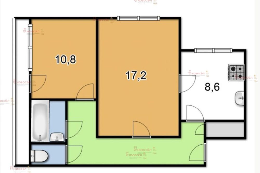 Екатеринбург, ул. Водная, 21 (Химмаш) - фото квартиры (1)