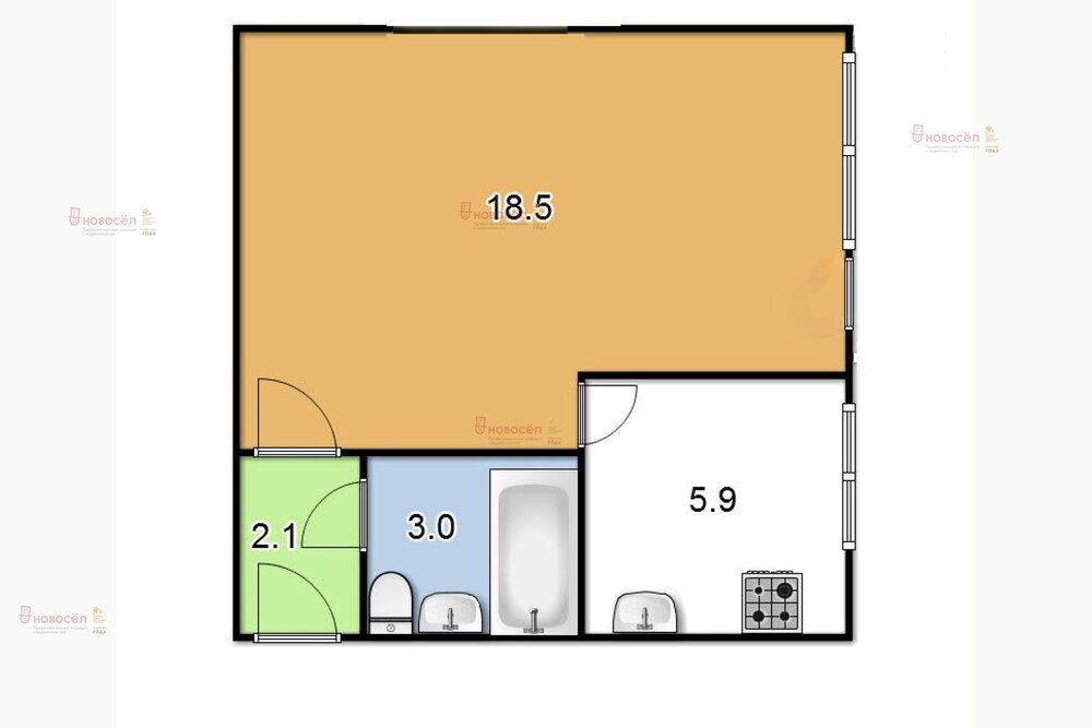 Екатеринбург, ул. Восточная, 11/в (Шарташский рынок) - фото квартиры (1)