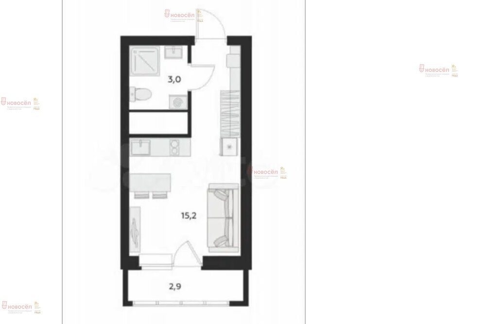 Екатеринбург, ул. микрорайон Светлый, 9 (Уктус) - фото квартиры (1)