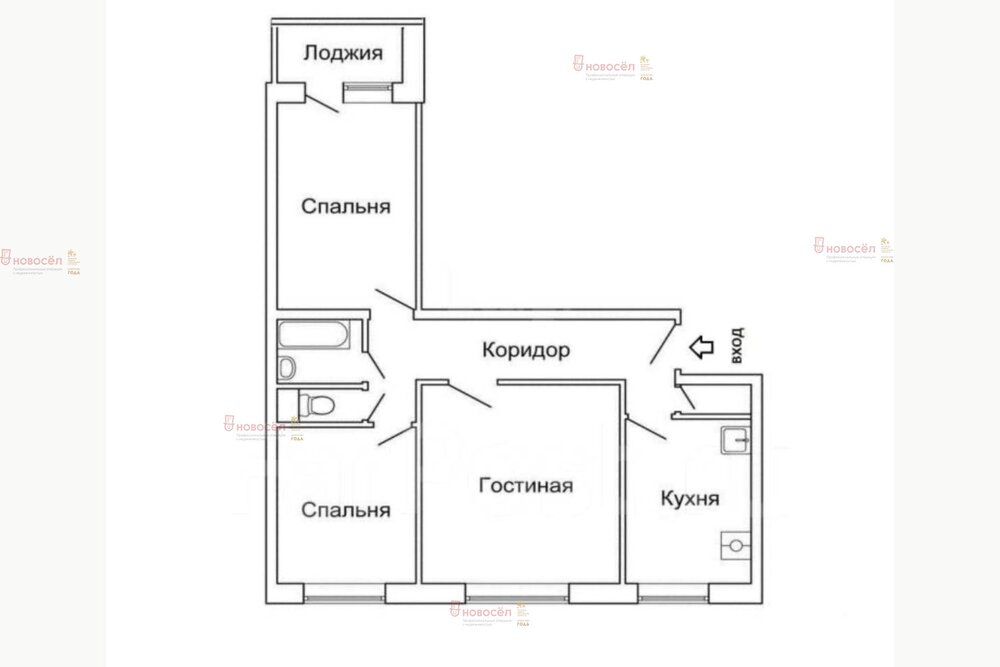 Екатеринбург, ул. Амундсена, 66 (Юго-Западный) - фото квартиры (1)