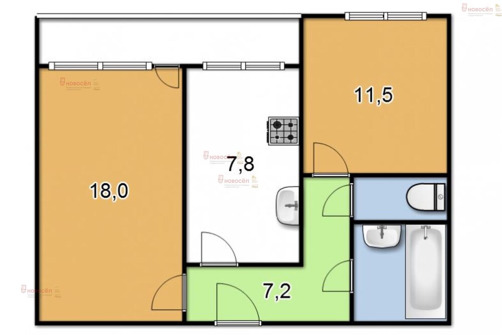 Екатеринбург, ул. Бебеля, 152 (Новая Сортировка) - фото квартиры (1)