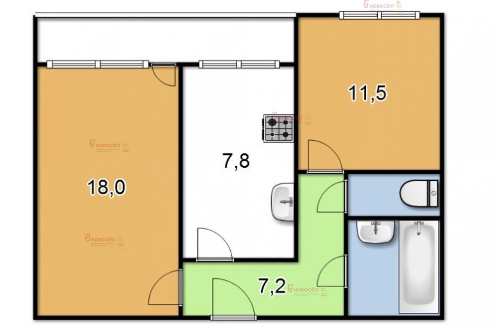 Екатеринбург, ул. Бебеля, 166 (Новая Сортировка) - фото квартиры (1)