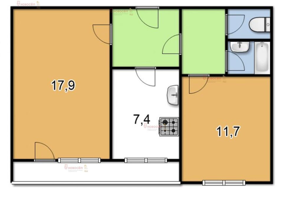 Екатеринбург, ул. Бебеля, 158 (Новая Сортировка) - фото квартиры (1)