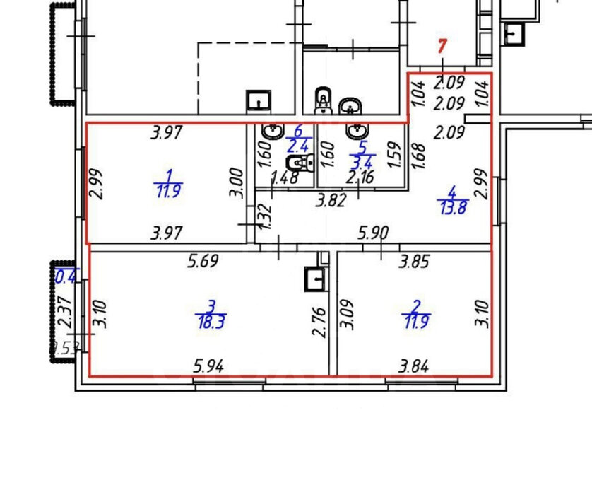 Екатеринбург, ул. Зеленый остров (ВИЗ) - фото квартиры (1)