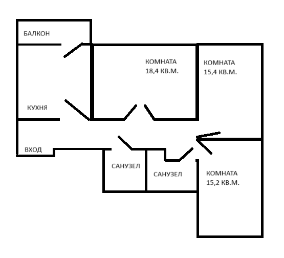 Екатеринбург, ул. Вильгельма де Геннина, 41 (Академический) - фото квартиры (1)