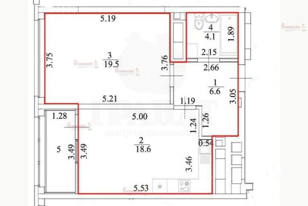 Екатеринбург, ул. Космонавтов, 108/е (Эльмаш) - фото квартиры (1)
