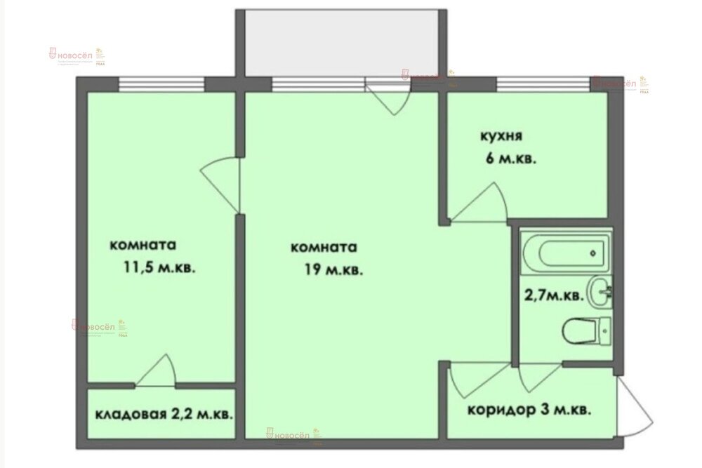 Екатеринбург, ул. Испытателей, 12 (Кольцово) - фото квартиры (1)