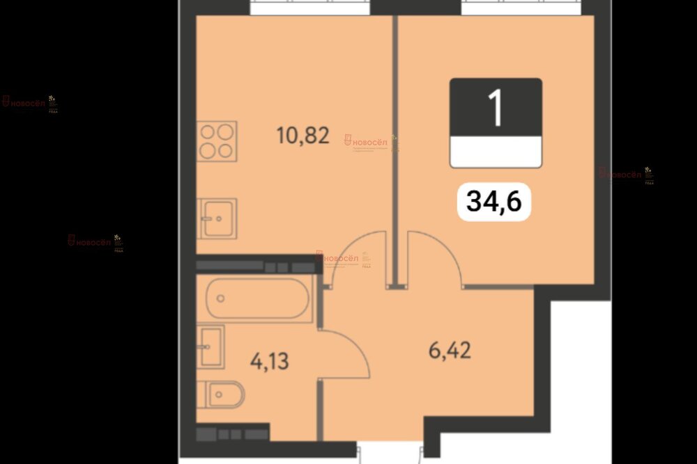 Екатеринбург, ул. Ландау, 37 (Академический) - фото квартиры (1)