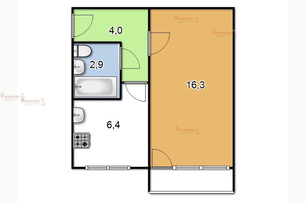 г. Первоуральск, ул. Вайнера, 9 (городской округ Первоуральск) - фото квартиры (1)